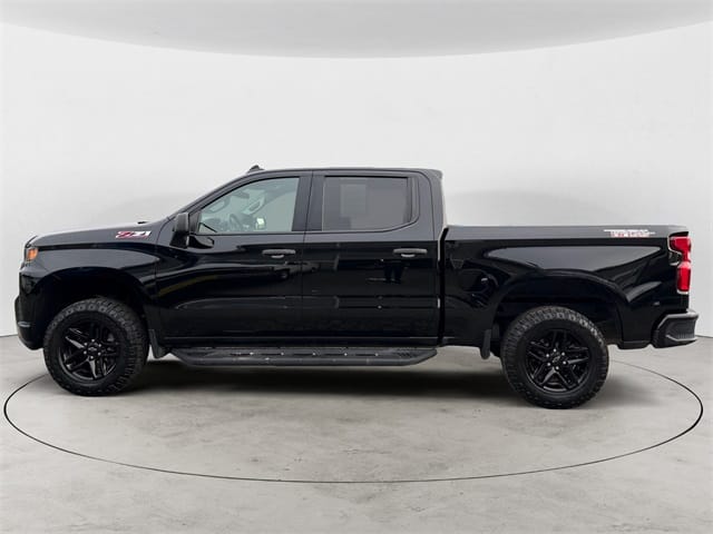Used 2021 Chevrolet Silverado 1500 Custom Trail Boss 4D Crew Cab – 1GCPYCEF7MZ157452